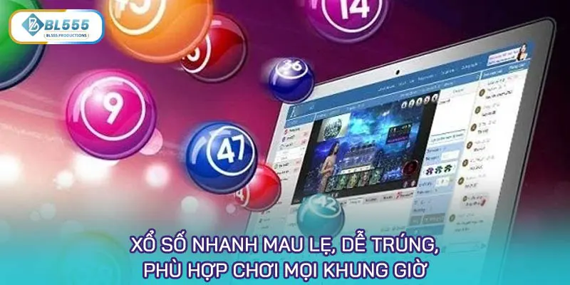 Xổ số nhanh mau lẹ, dễ trúng, phù hợp chơi mọi khung giờ
